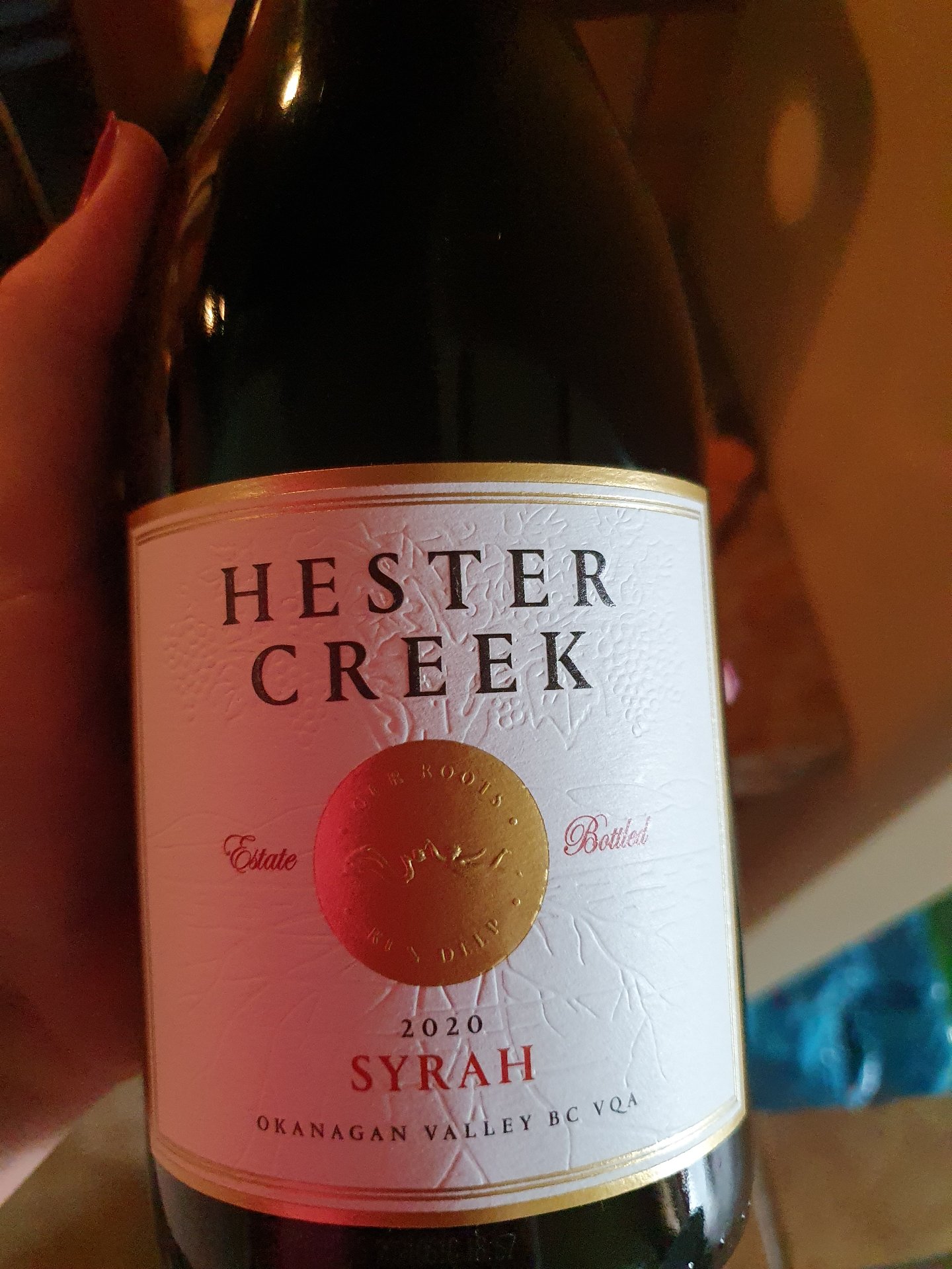 Okanagan Syrah Made in Northern Rhône Style