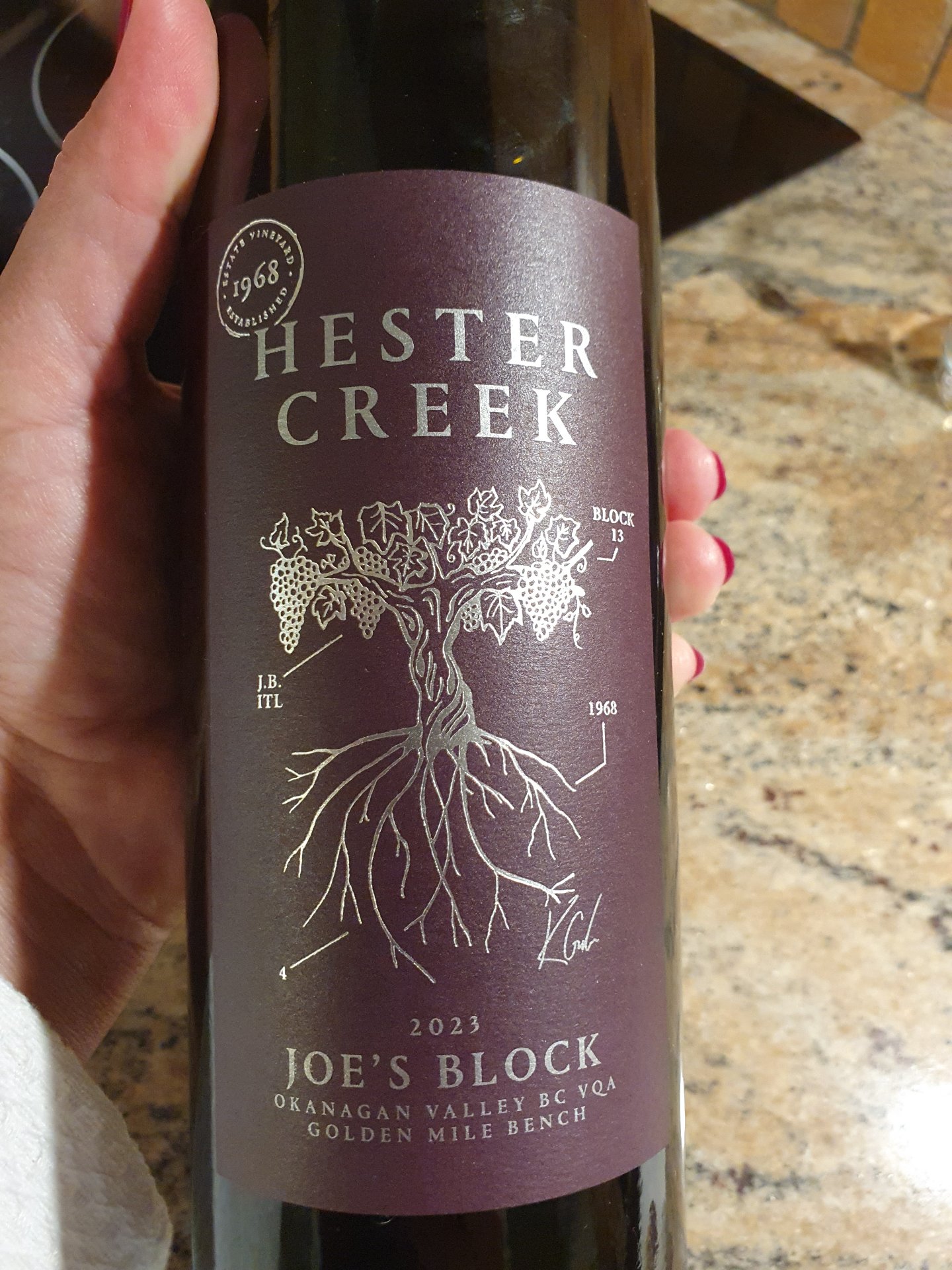 Hester Creek Joe's Block